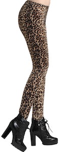 Leopard print leggings