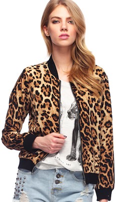 Leopard print jacket