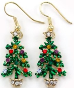 Christmas Tree Earrings