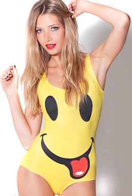 Smiley Face bathing suit