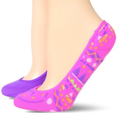 Pink and purple women's socks