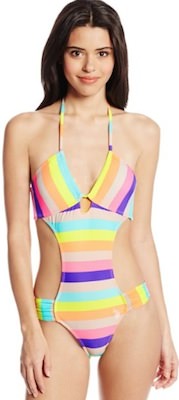 Summer Colors Striped Monokini