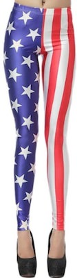 American Flag Leggings