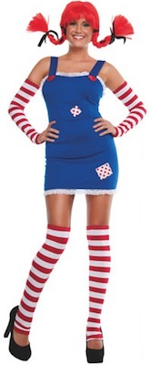 Women's Pippi Longstocking Costume