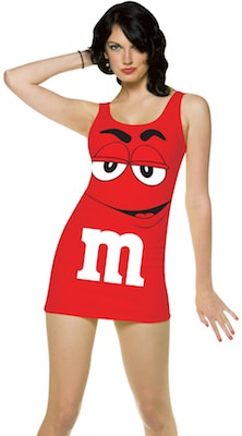 Women’s Red M&M Costume Dress