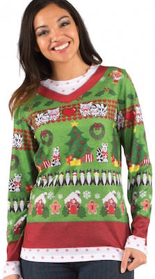 Crazy Cat Lady Christmas Sweater