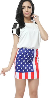 American Flag Women's Skirt