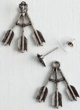 Pointing Arrow Earrings