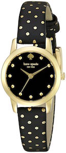 Kate Spade Mini Metro Black And Gold Women's Watch