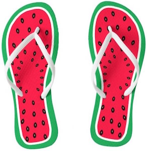 Watermelons Flip Flops