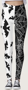 Spider Web And Bats Leggings