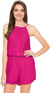 Sleeveless Spaghetti Strap Romper (available in many colors)