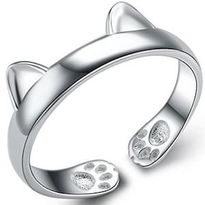 Cute Cat Adjustable Ring