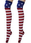 US Flag Knee High Socks