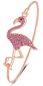Rose Gold Flamingo Bracelet