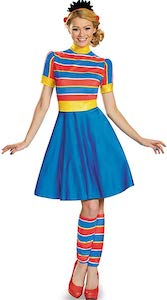 Women’s Ernie From Sesame Street Costume Dress
