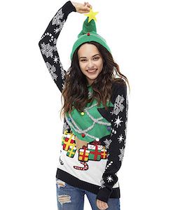 Christmas Tree Hoodie Christmas Sweater