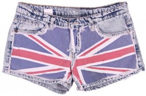 English Flag shorts