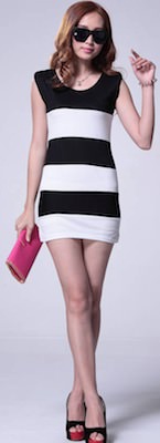 Striped Bodycon Dress