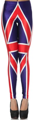 UK Union Jack flag leggings