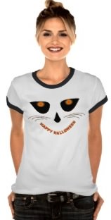 women's happy halloween t-shirt 