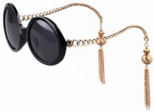 women's chain and tassel sunglasses