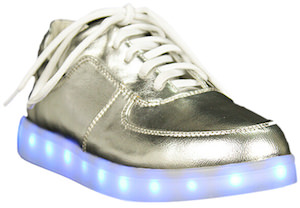 Shiny Shoes With Light Build In