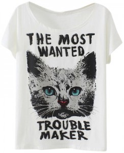 The Most Wanted Trouble Maker T-Shirt 