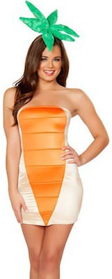 Sexy carrot costume dress