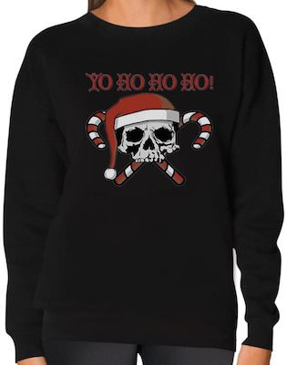 Yo Ho Ho HO! Skull Christmas Sweater