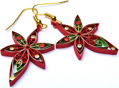 Christmas Star Earrings