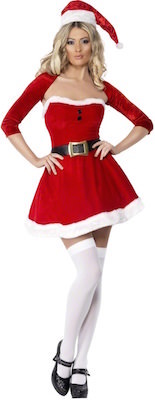 women's Santa Clause costume