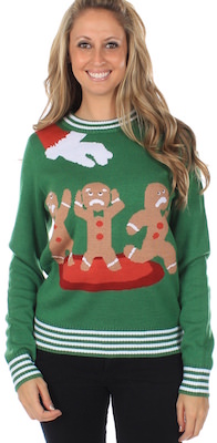 Women's Gingerbread Nightmare Christmas Sweater