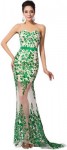 Green Lace Mermaid Dress