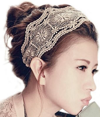 Lace Wide headband