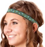 Women's Peacock Print Headband