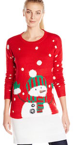 Snowman Christmas Sweater Dress