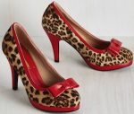Leopard Print And Red Pumps