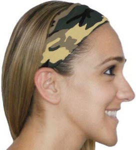 Green Camouflage Headband