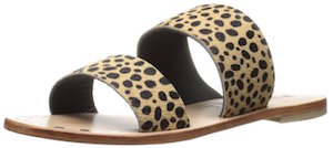 Leopard Print Strap Sandals