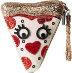Pizza Wristlet Handbag