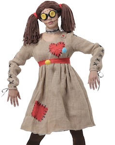 Women’s Halloween Voodoo Doll Costume