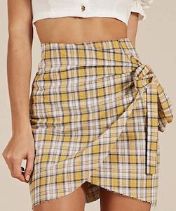 Wrap Style Look Skirt