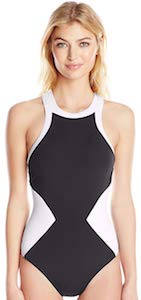 Black And White Diamond Shapes Swimsuit