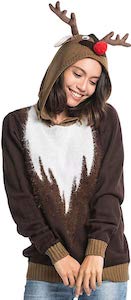 Reindeer Christmas sweater Hoodie