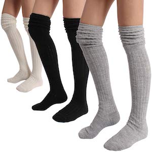 Slouch Top Knee Socks