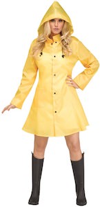 Women’s Yellow Raincoat Costume